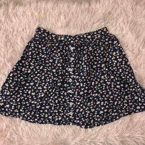 Floral Mini Skirt